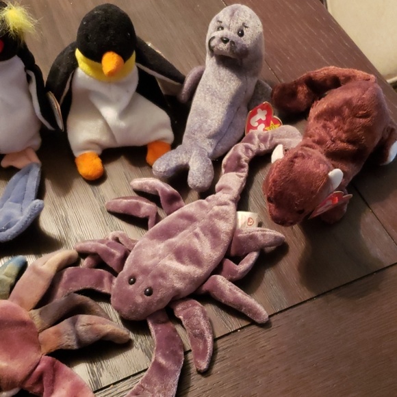 Sea themed Beanie babies - Picture 3 of 3